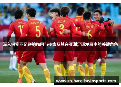 深入探索亚足联的作用与使命及其在亚洲足球发展中的关键角色