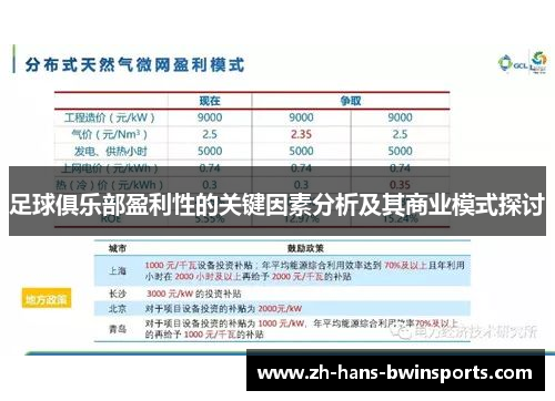 足球俱乐部盈利性的关键因素分析及其商业模式探讨 足球俱乐部盈利性的关键因素分析及其商业模式探讨